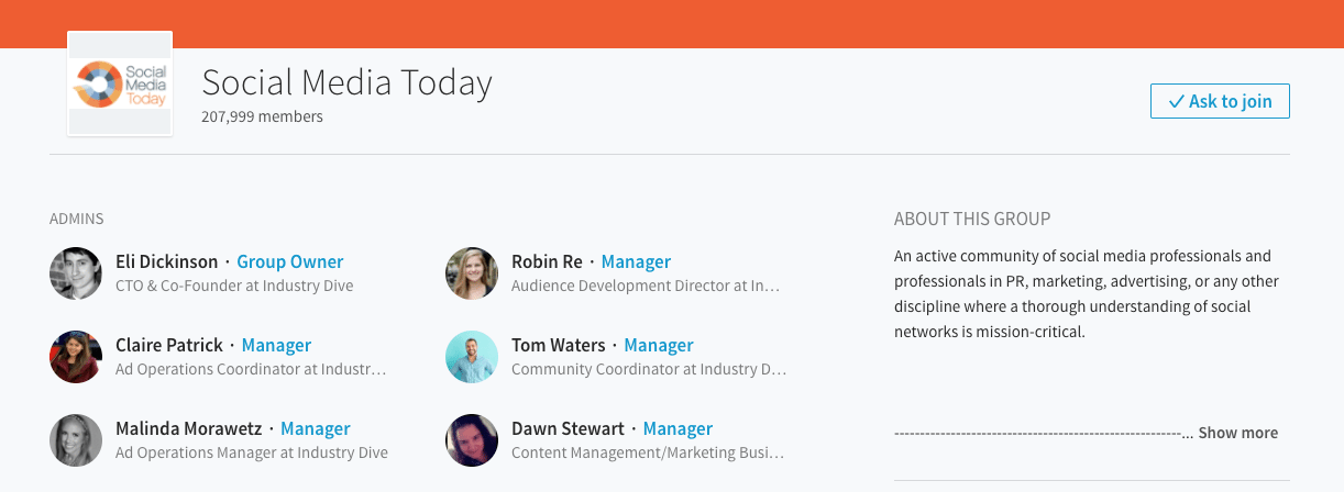 succes social-media grupul linkedin
