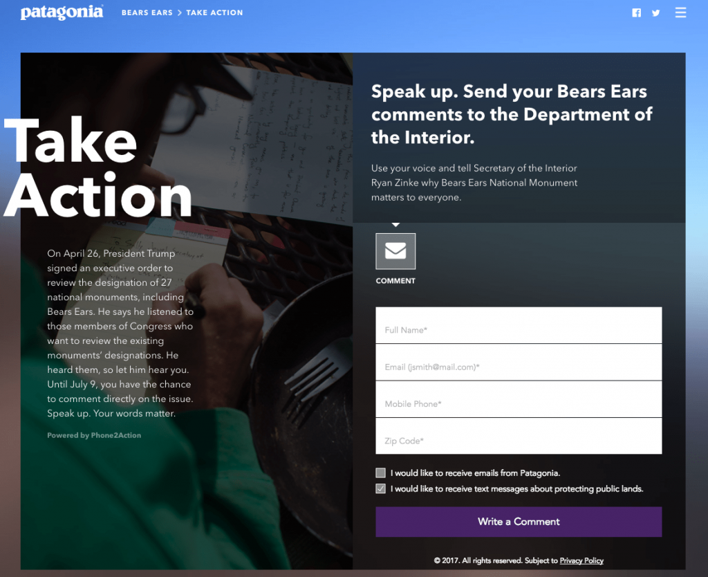 品牌激進主義巴塔哥尼亞