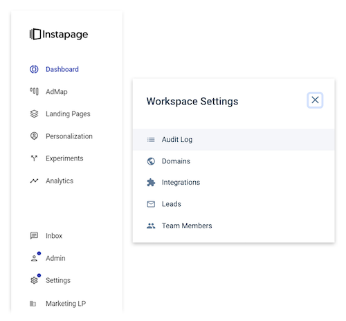 14 天試用審核日誌設置菜單