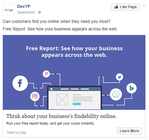 أفضل إعلانات الفيسبوك DexYP