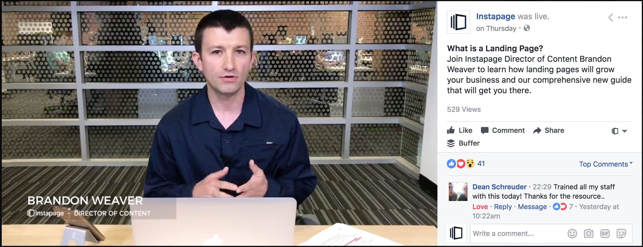 客戶讚賞 Facebook 評論