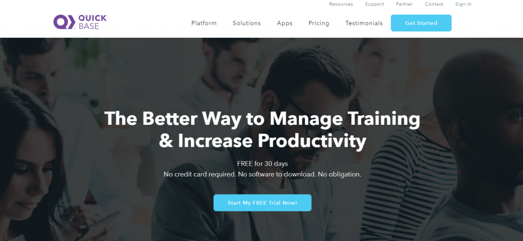 多步表單示例 QuickBase 1