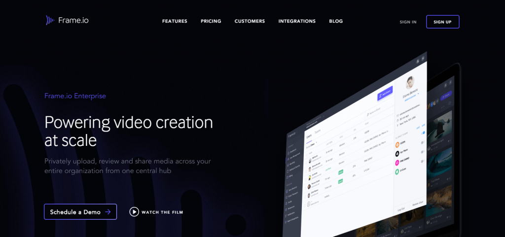在線協作工具Frame.io