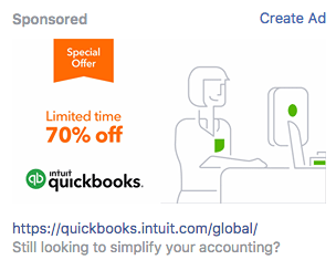 廣告優化 Quickbooks 廣告