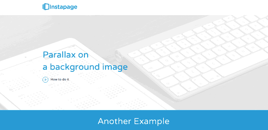 點擊後著陸頁產品視差 gif