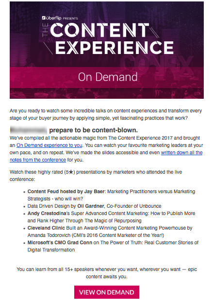 カスタマージャーニーマッピングuberflip-email