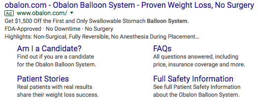 كتابة الإعلانات - obalon weightloss