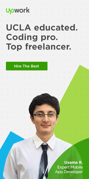 expérience de page de destination post-clic Publicité Upwork