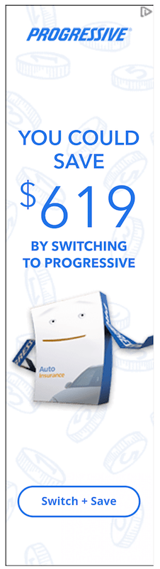 expérience de la page de destination post-clic Bannière publicitaire progressive