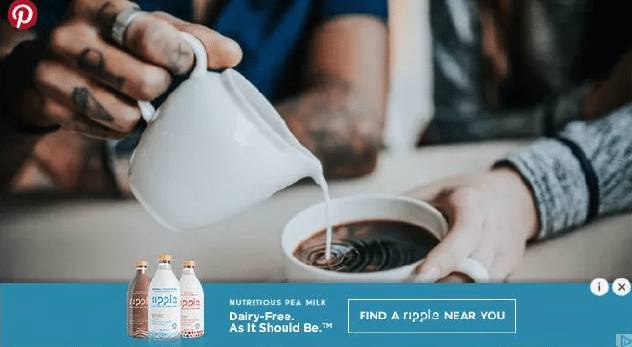 publicité in-image Pinterest