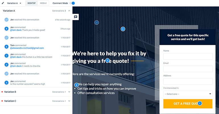 レビューコラボレーションのインスタページ年