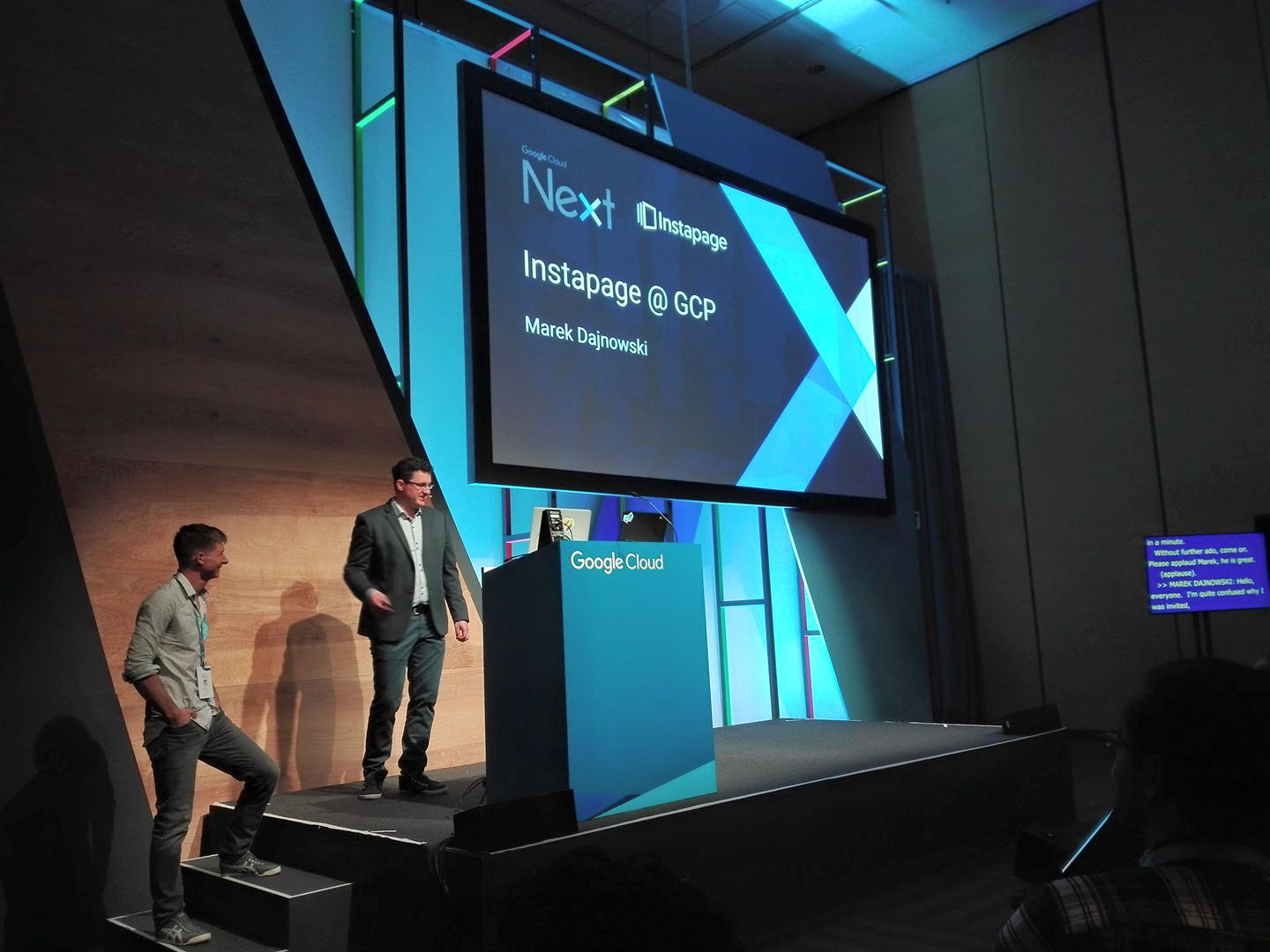 レビューGoogleのInstapage年