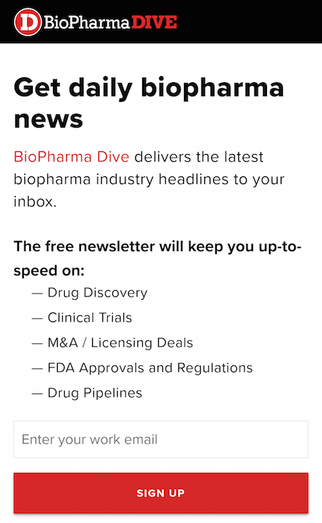 rapport de page de destination mobile post-clic produits pharmaceutiques téléphone