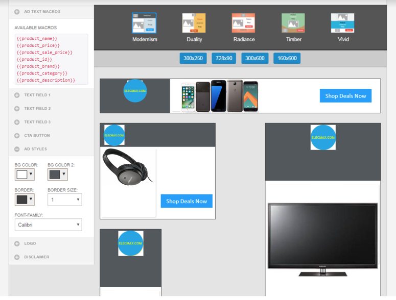 パーフェクトオーディエンスダイナミック広告ビルダー