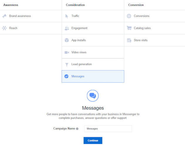 Facebook 후원 메시지 생성