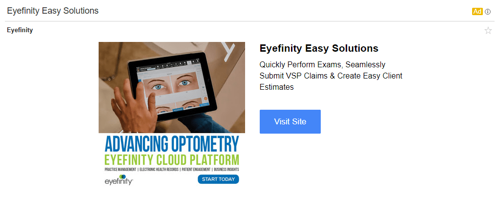 Exemplo de anúncios do Gmail UVP expandido