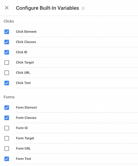 Configuração dos acionadores do Gerenciador de tags do Google