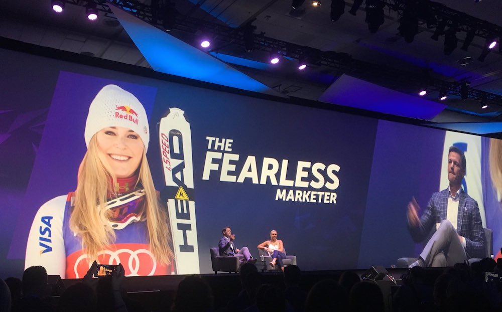 Conferências de marketing Lindsey Vonn