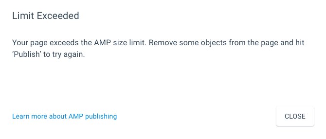 AMP-Post-Klick-Landingpages-Größenbeschränkung überschritten