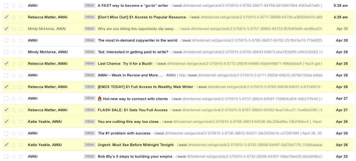 E-Mail-Lead-Generierung alles dringend