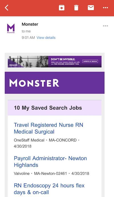 E-Mail-Lead-Generierung mobiles Monster