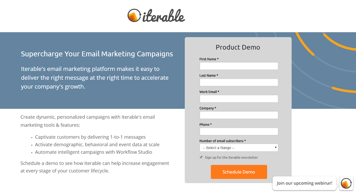 직접 반응 광고 데모