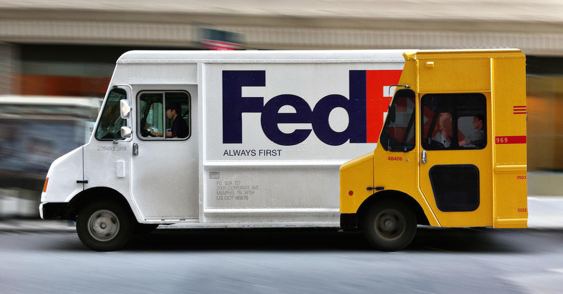 kreative Werbung FedEx