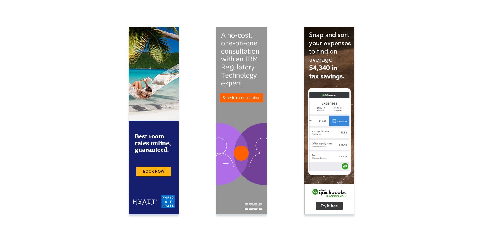 Wolkenkratzer-Anzeigenvorlage