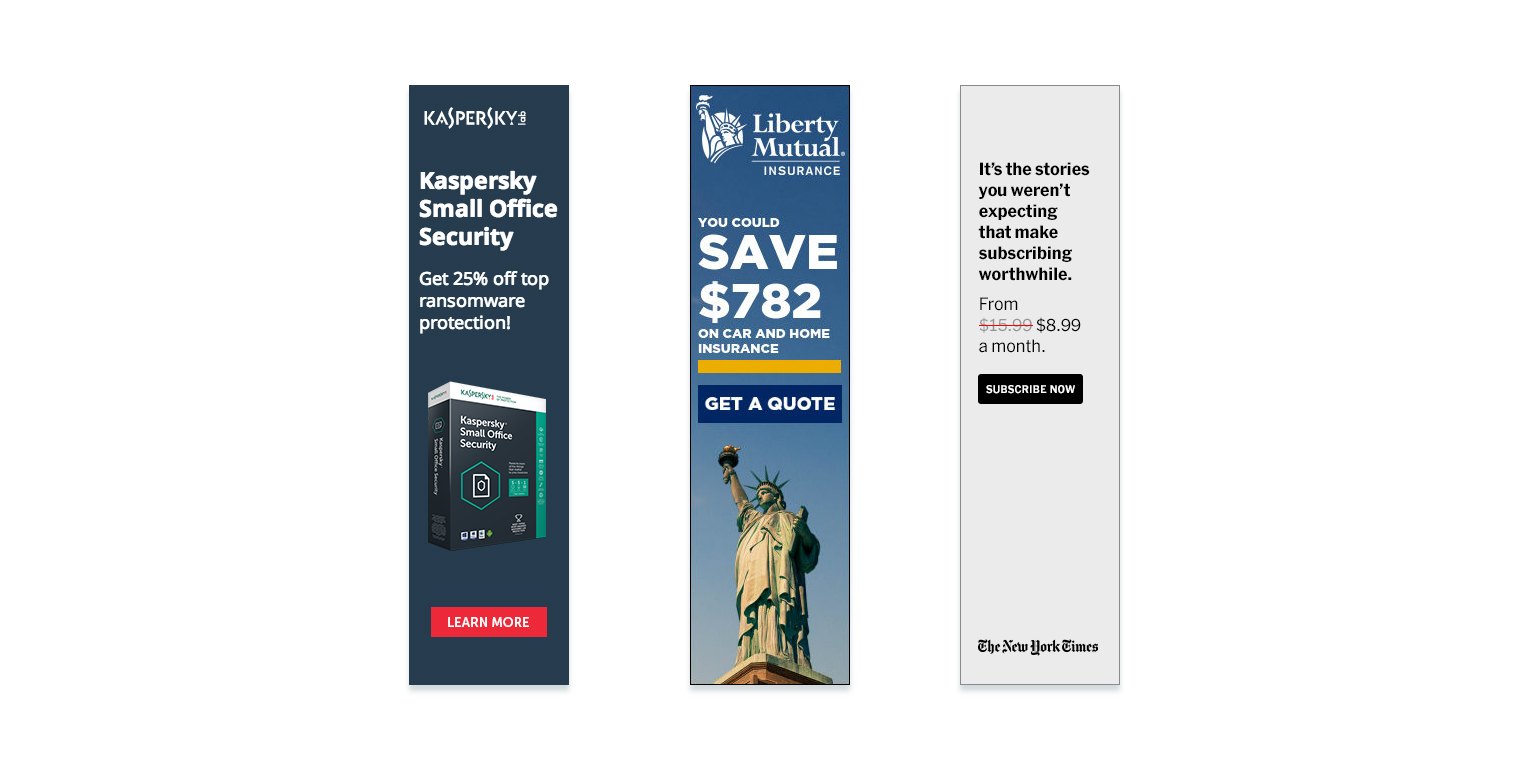 Wolkenkratzer-Werbeanzeige