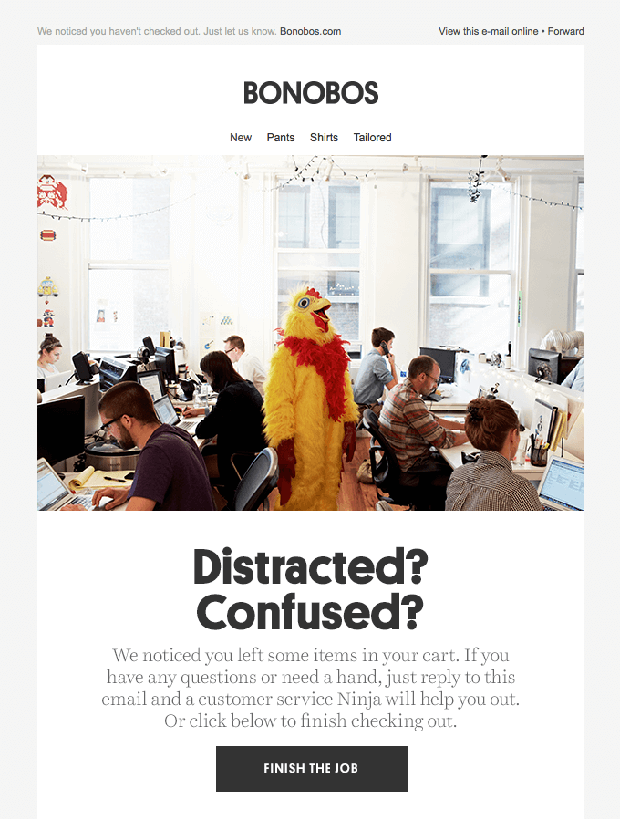 E-Mails personalisieren Bonobos