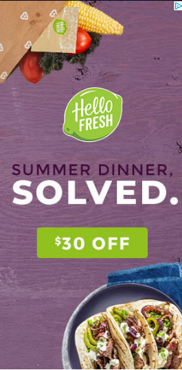 um típico anúncio gráfico online