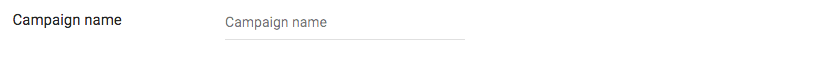Nomeie sua campanha no Google Ads