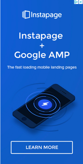 Anúncio gráfico Instapage
