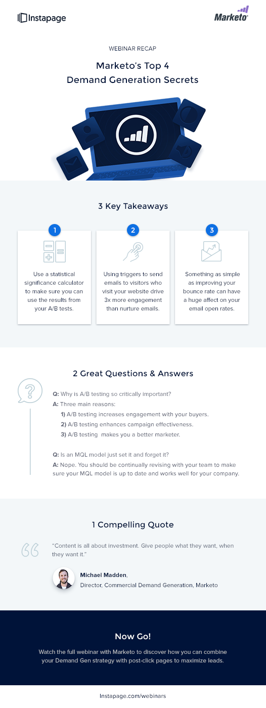 Résumé du webinaire Marketo