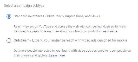 Показы объявлений-заставок YouTube