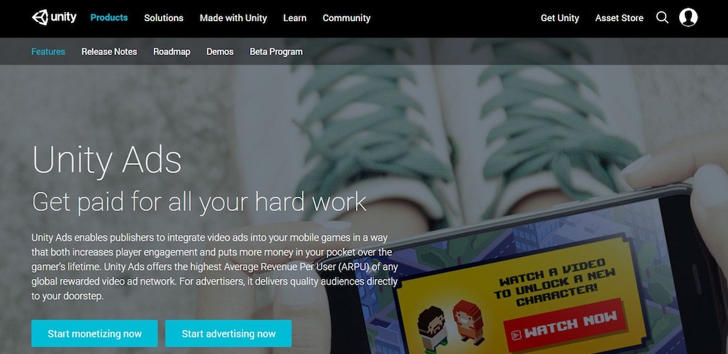 recompensele video recompensate Unity Ads