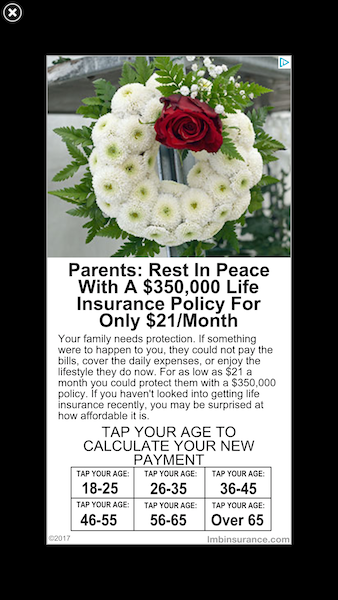 插頁式廣告圖片