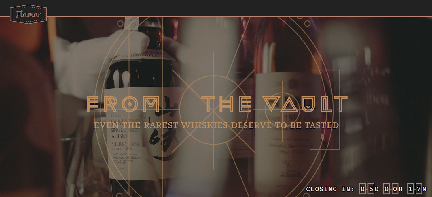 หน้า Landing Page หลังคลิกอีคอมเมิร์ซที่ดีที่สุด Flaviar