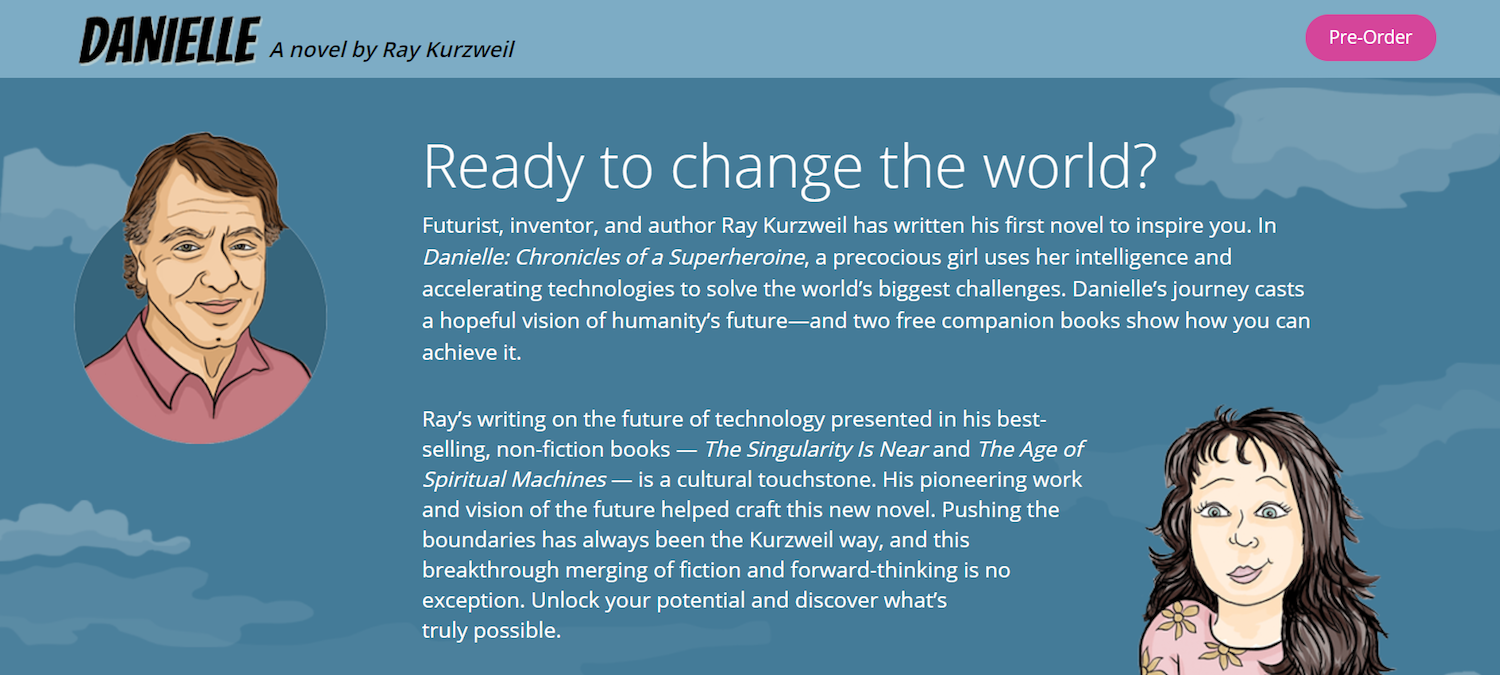 หน้า Landing Page หลังคลิกอีคอมเมิร์ซที่ดีที่สุด Ray Kurzweil