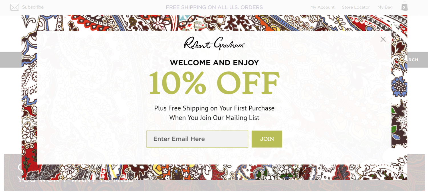 หน้า Landing Page หลังคลิกอีคอมเมิร์ซที่ดีที่สุด Robert Graham