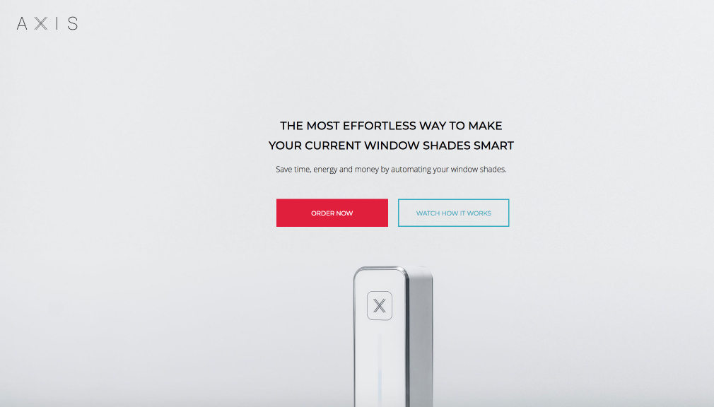 หน้า Landing Page อีคอมเมิร์ซที่ดีที่สุด Axis