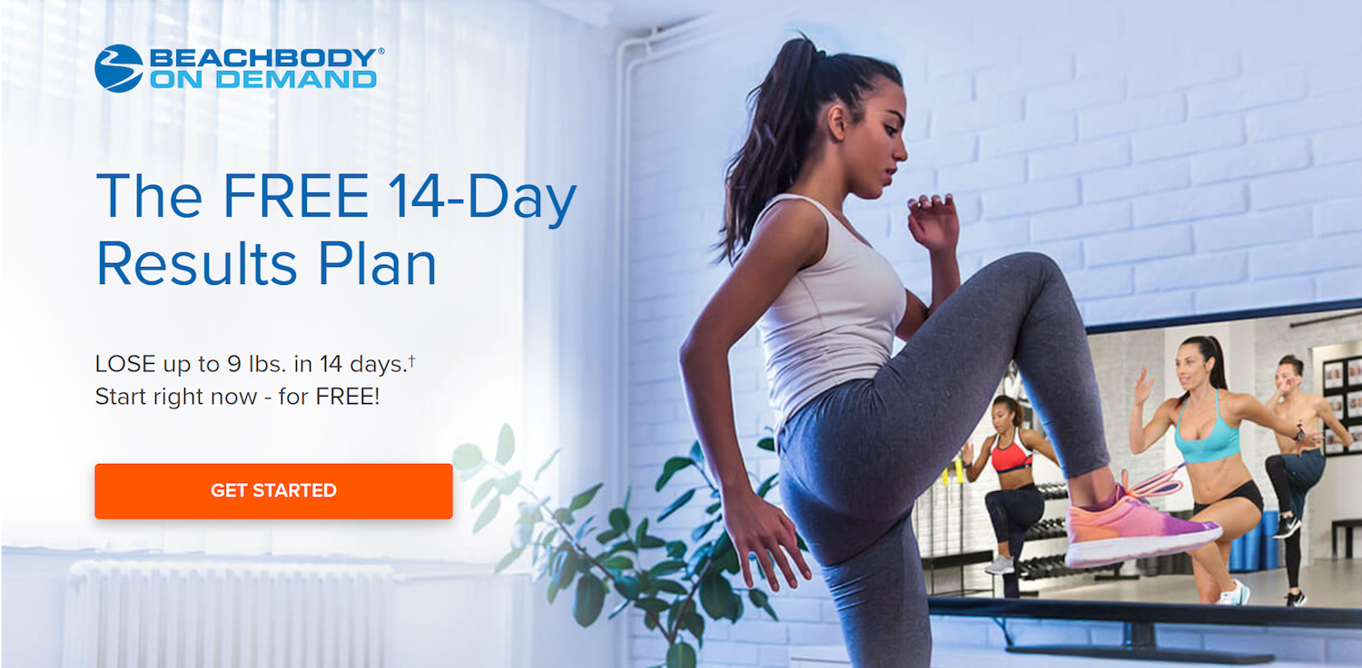 หน้า Landing Page หลังคลิกอีคอมเมิร์ซที่ดีที่สุด Beach Body