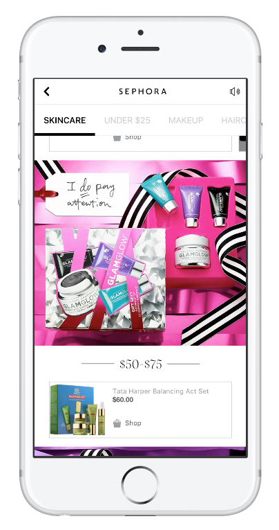 โฆษณาประสบการณ์ทันที Sephora