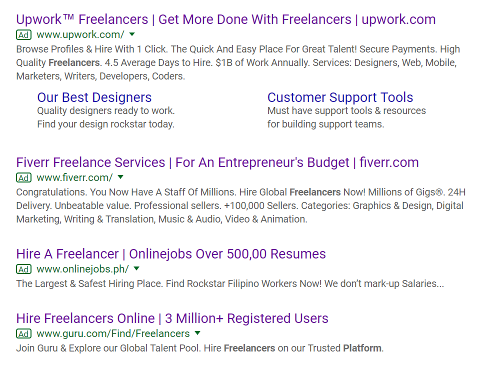 formule titolo annunci di ricerca