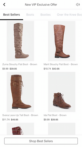 Le format de la collection Facebook nourrit l'intention