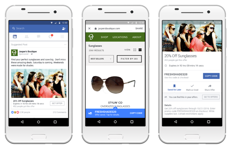 Formats Facebook Offre Annonces