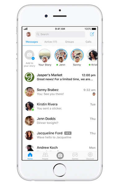 Formats Facebook Annonces de messages sponsorisés