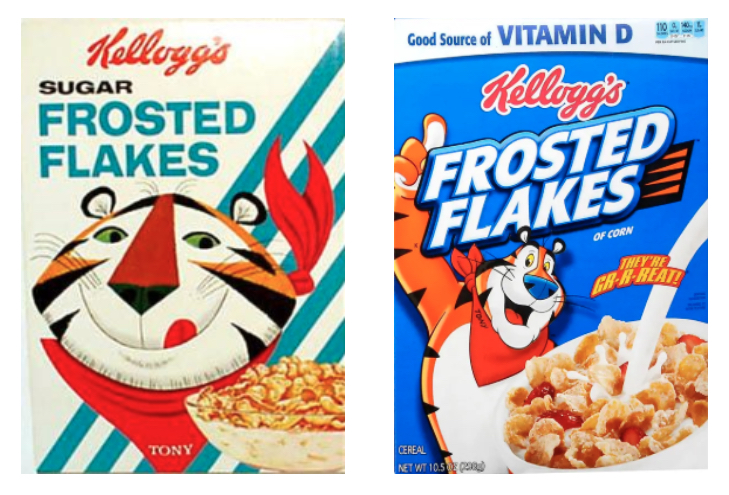 วิวัฒนาการของการโฆษณา ตัวละคร Frosted Flakes