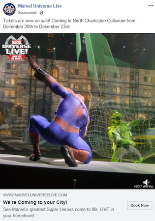 วิวัฒนาการของการโฆษณาบน Facebook ที่กำหนดเป้าหมายไปที่ Marvel