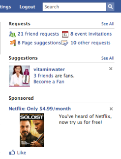廣告的演變 Facebook 贊助廣告